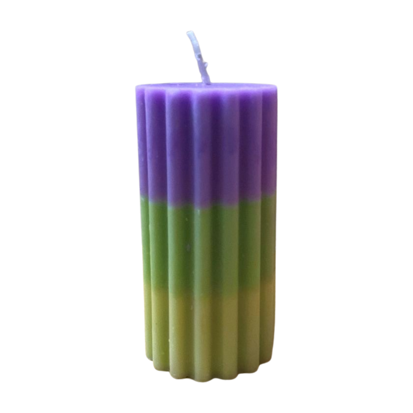 RIBBED FLOWER CANDLE